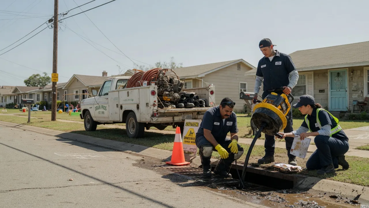 Drain Cleaning in Hallettsville, TX near me